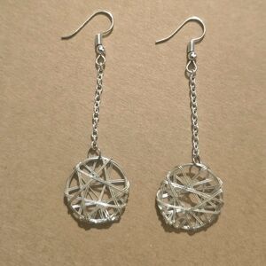 Elegant Silver Wire Earrings
